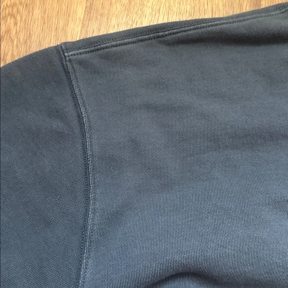 Mugsy Men's 100% Cotton Blue Gray‎ Texas Embroidered Crewneck Sweatshirt